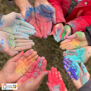 Holi Classroom Kit - 18 students (Color powder, craft kits, pamphlets)