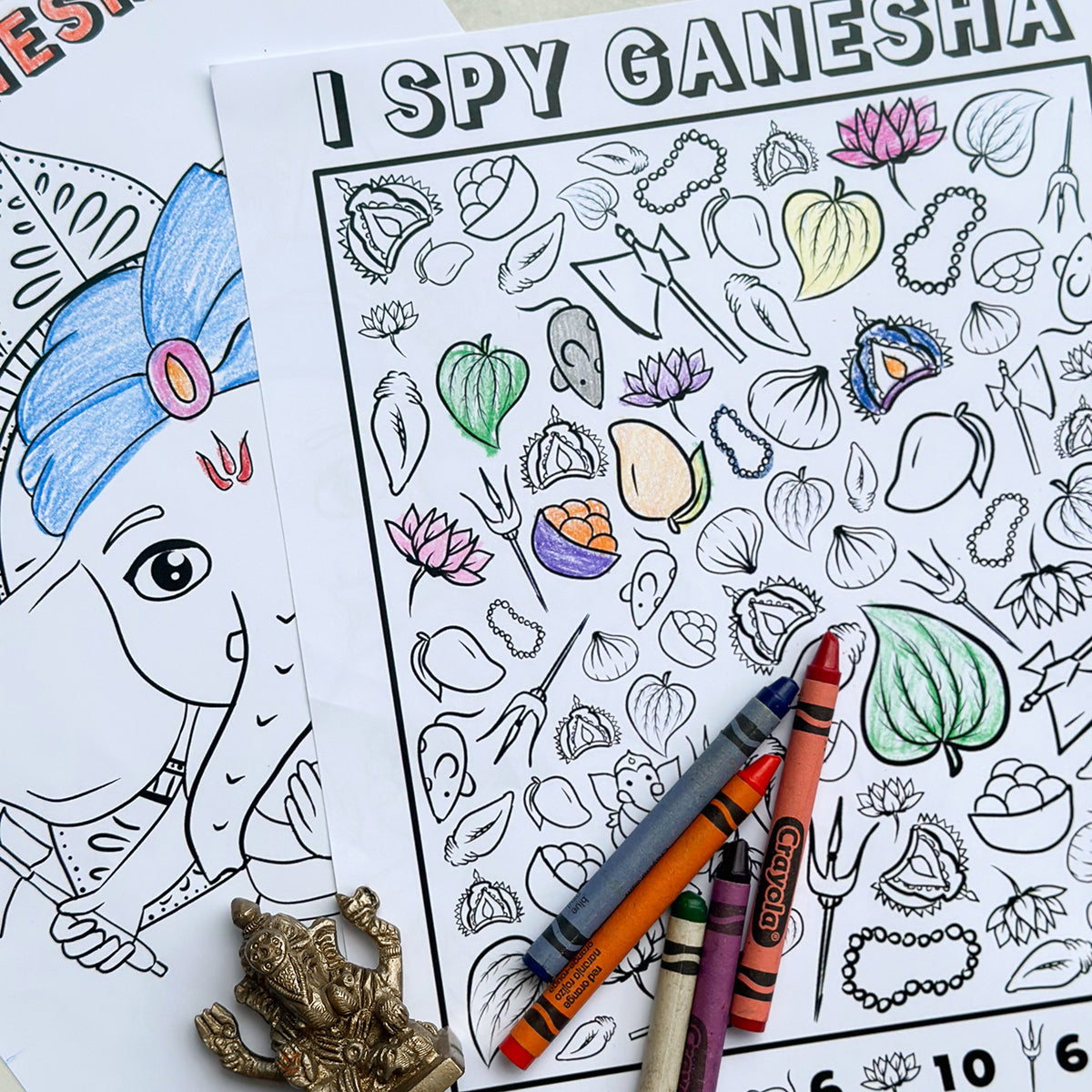 Ganesha I Spy Game - FREE Printable