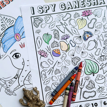 Ganesha I Spy Game - FREE Printable
