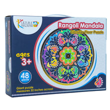 Load image into Gallery viewer, Rangoli Mandala Coloring &amp; Sticker Book
