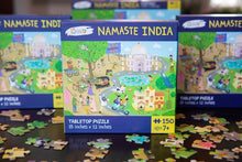 Load image into Gallery viewer, Namaste India Bundle (Floor Puzzle + Tabletop Puzzle)

