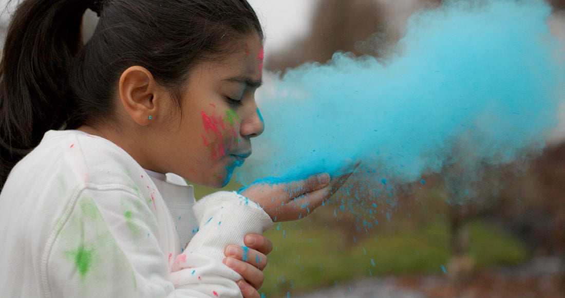 Non-Toxic Holi Color Powder - Pack of 20